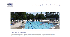 Desktop Screenshot of lakemontpool.com