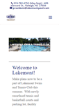 Mobile Screenshot of lakemontpool.com